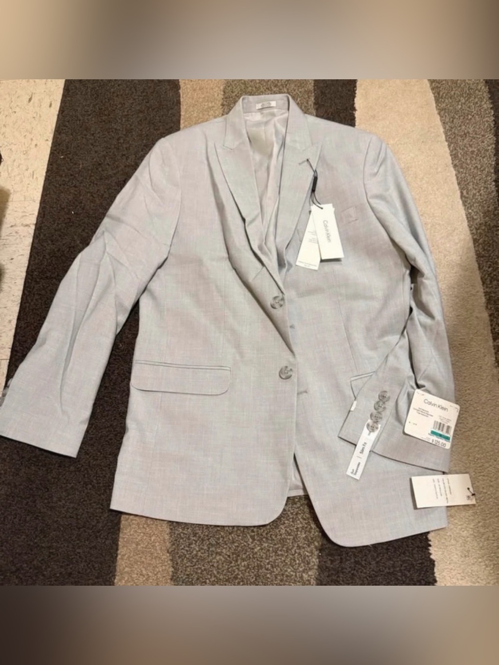Calvin Klein Light Gray Blazer